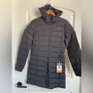 Women’s North Face Stretch Down Parka Black